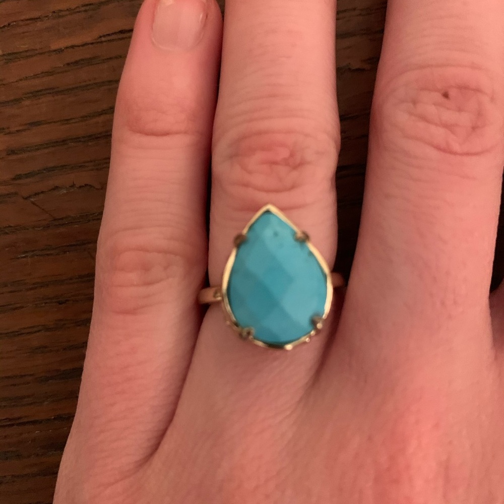 Turquoise Kendra Scott ring - Picture 2 of 2